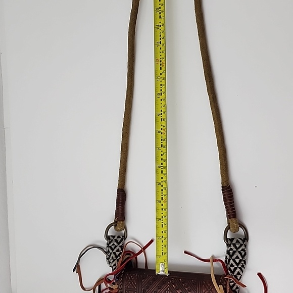 Free People Foreverly Fringe Boho Leather Crossbody Bag - Picture 11 of 15